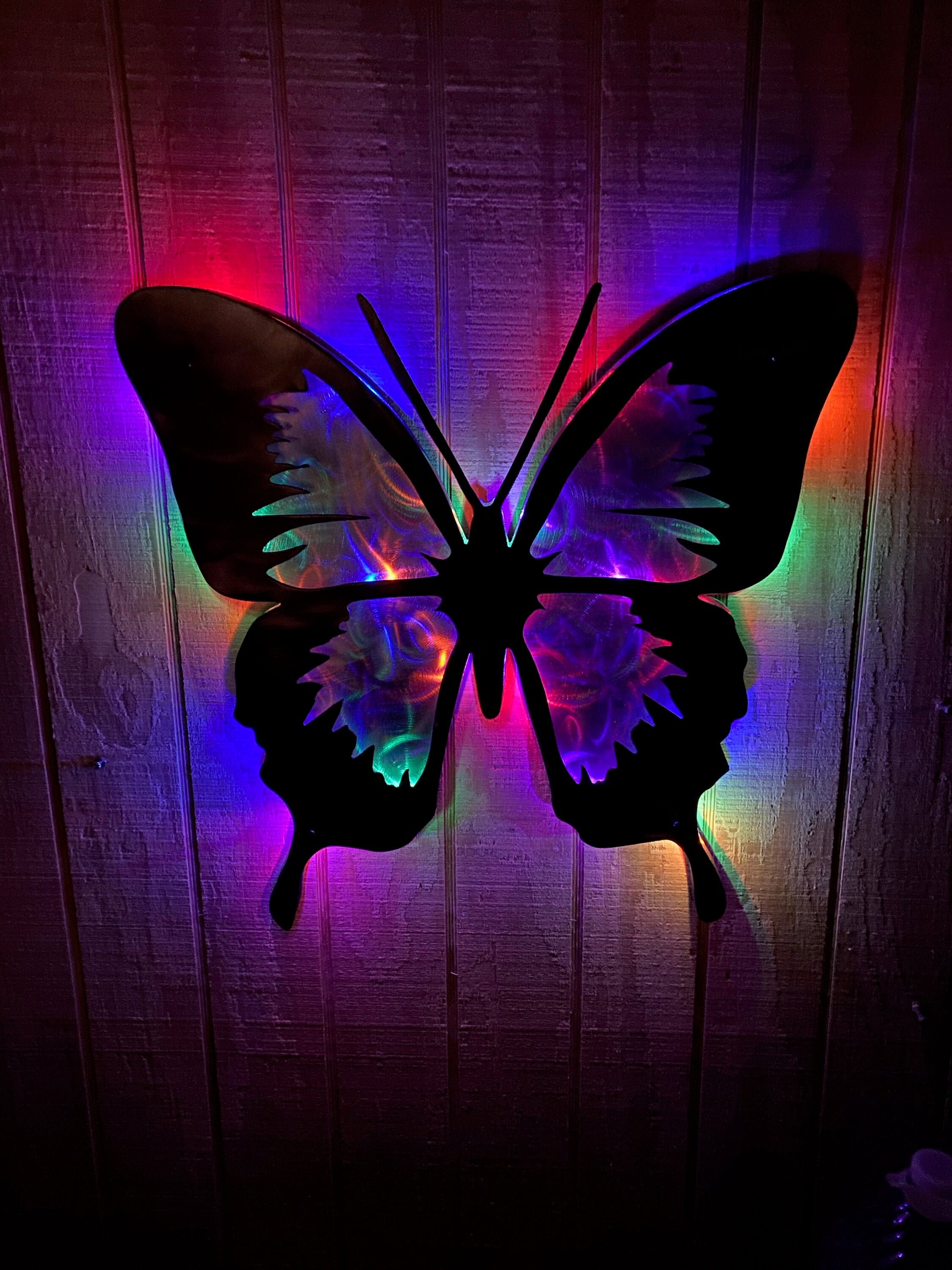 Butterfly with LED Lights Etsy