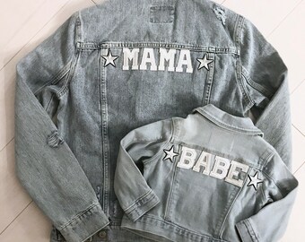 mama bear jean jacket