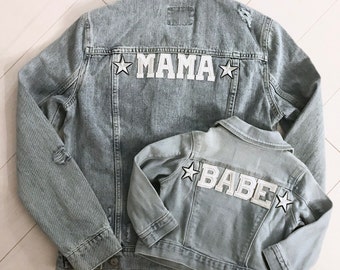 mom and dad jean jackets