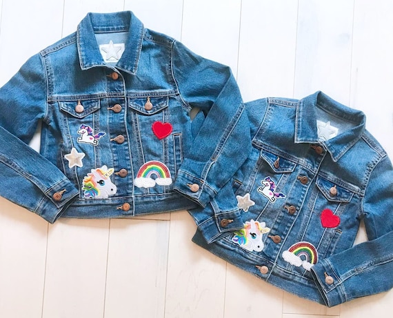 next girls denim jacket