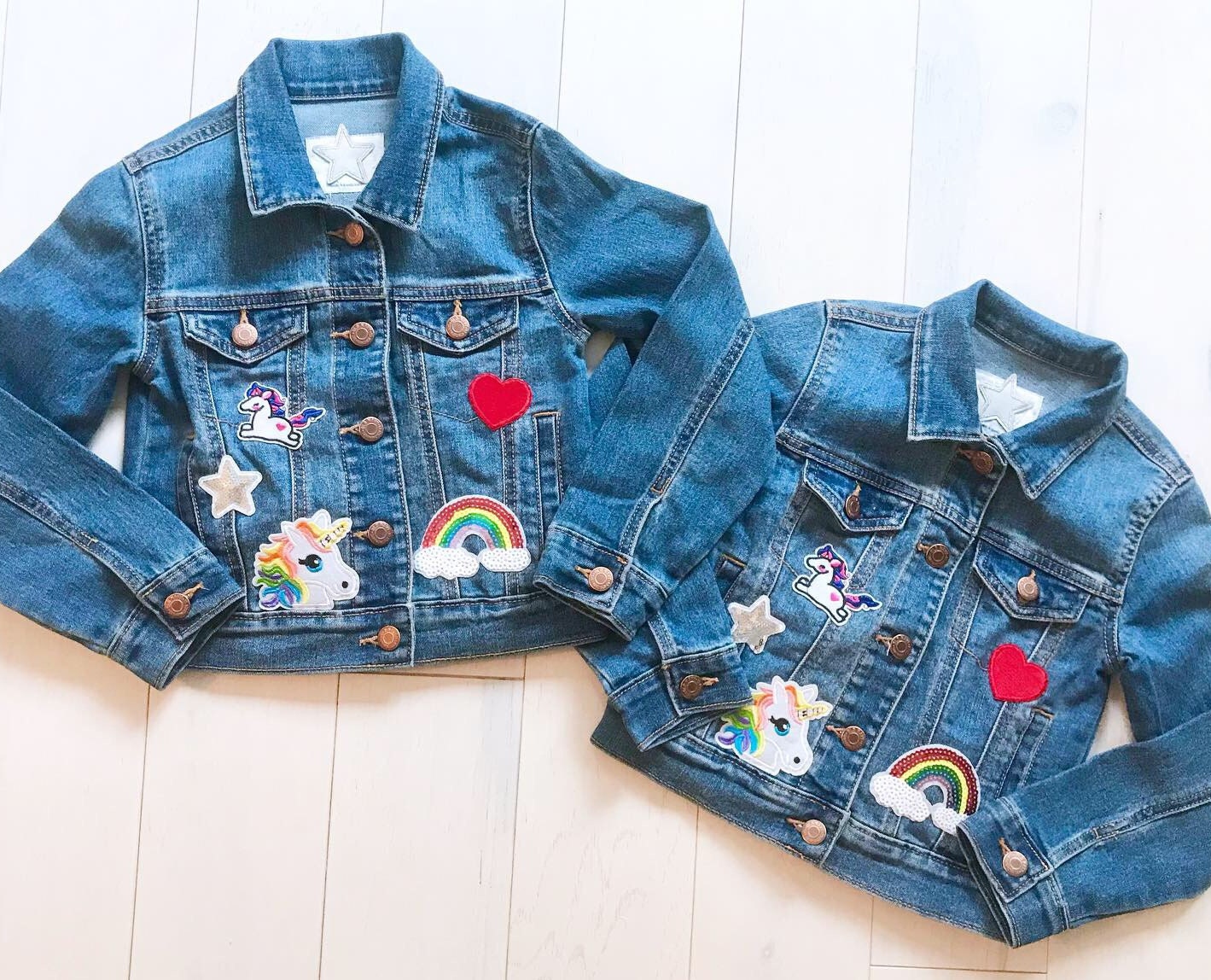 Kids Denim Jacket Custom Personalized 