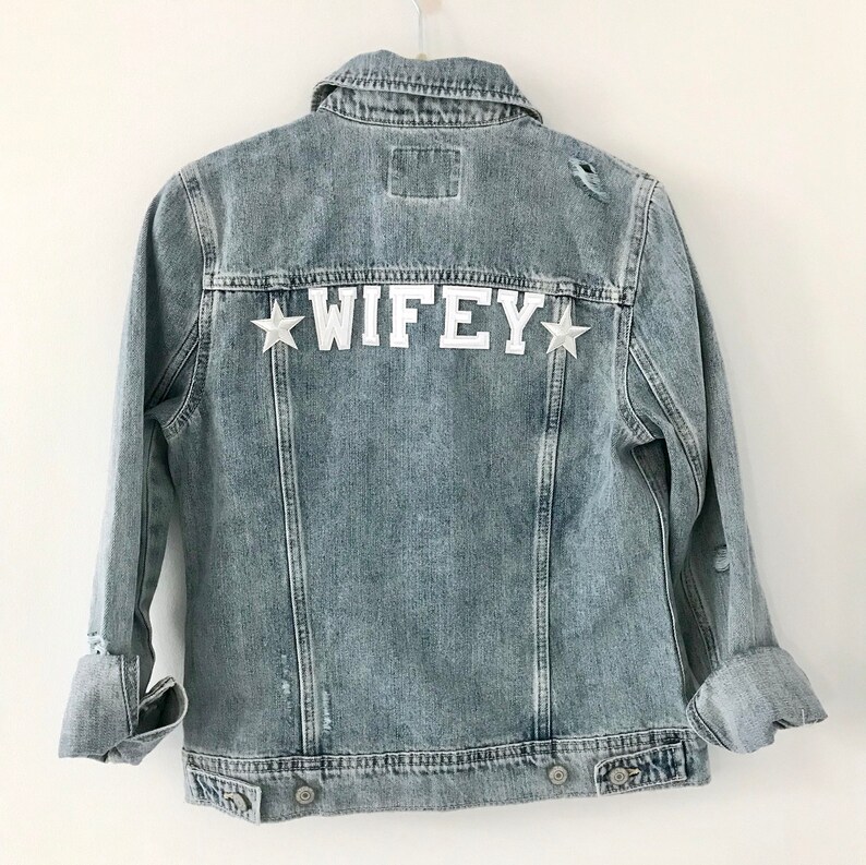 wifey denim jacket