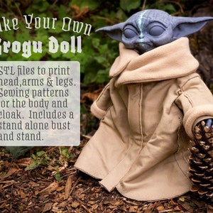 Archivos y patrones STL de DIY Grogu Doll