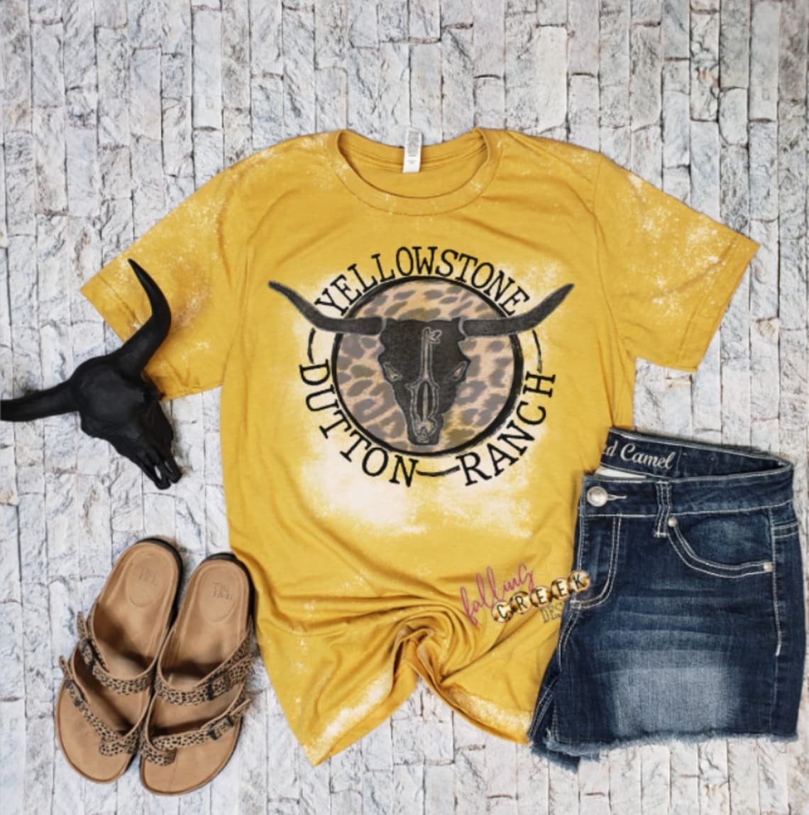 yellowstone bleached tee