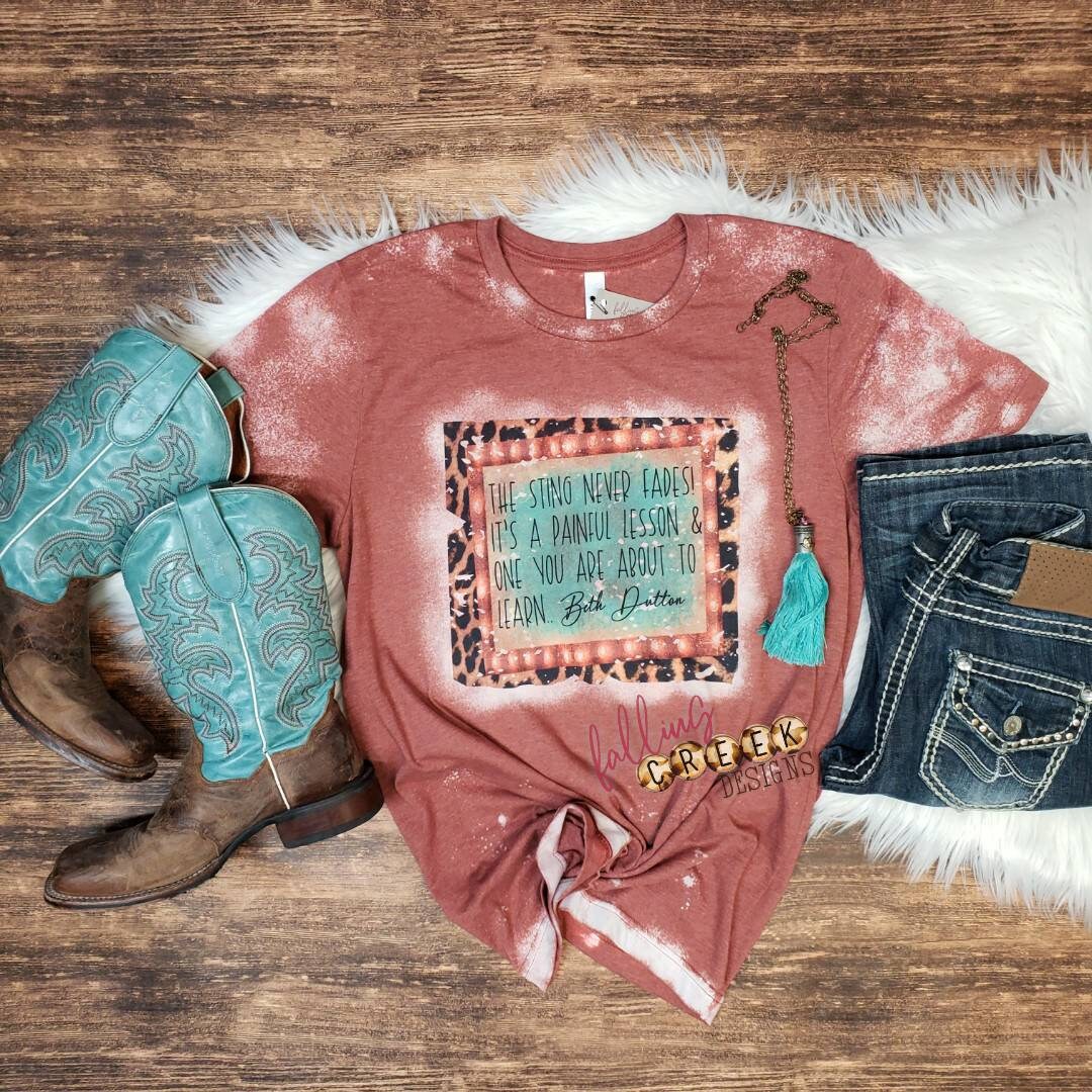 yellowstone bleached tee