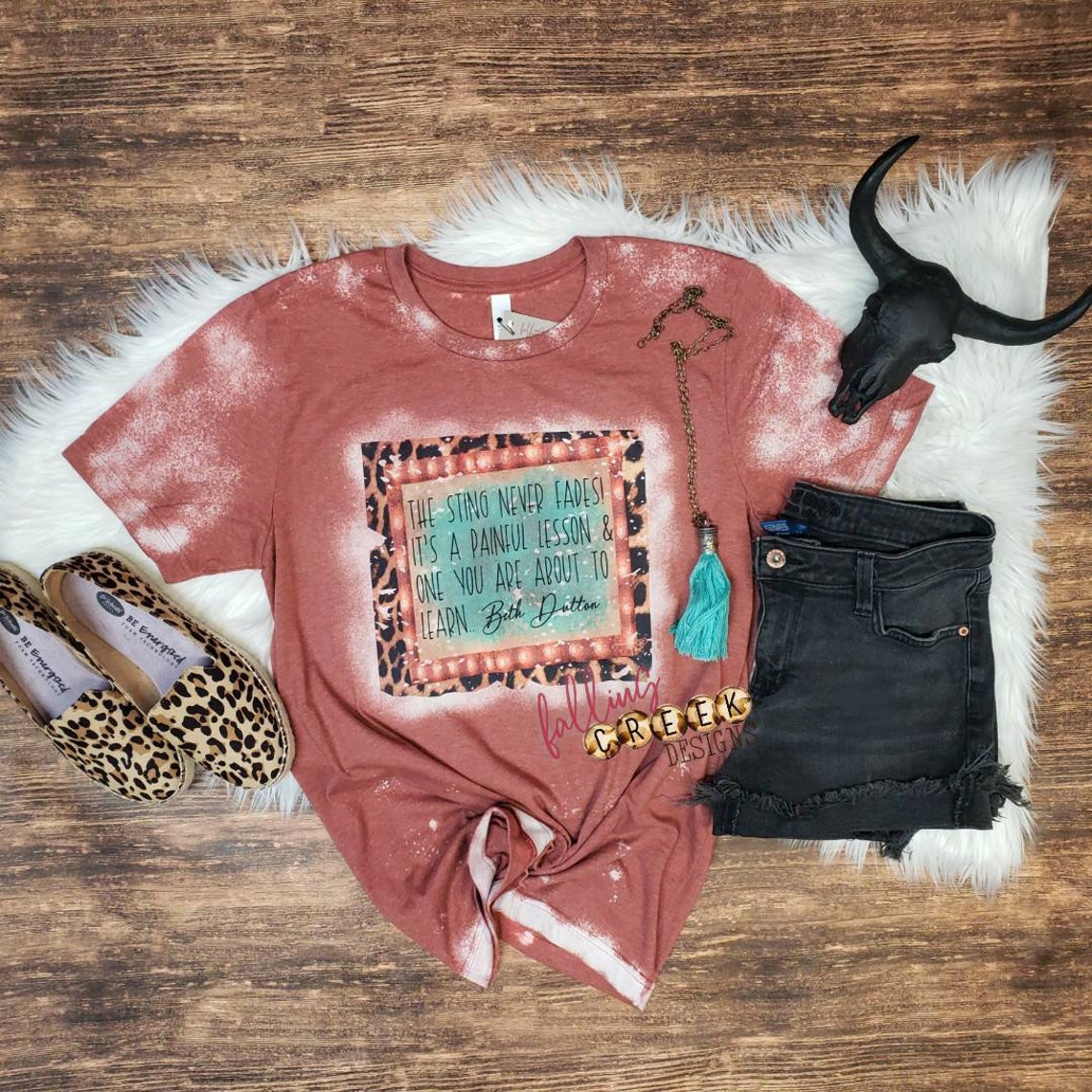 yellowstone bleached tee