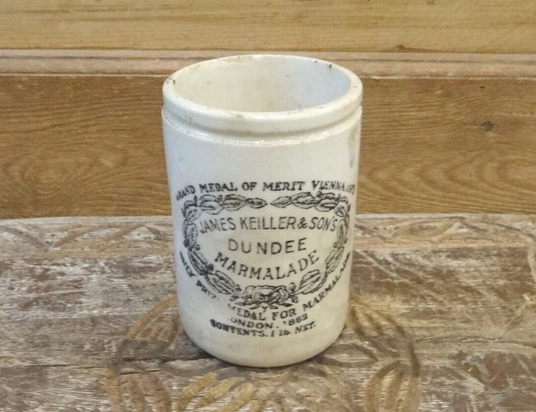 Antique Vintage Stoneware Dundee Marmalade Jam Jar Pot Crock Etsy