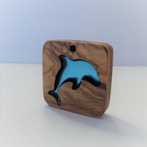 Playfull DOLPHIN keychain pendant