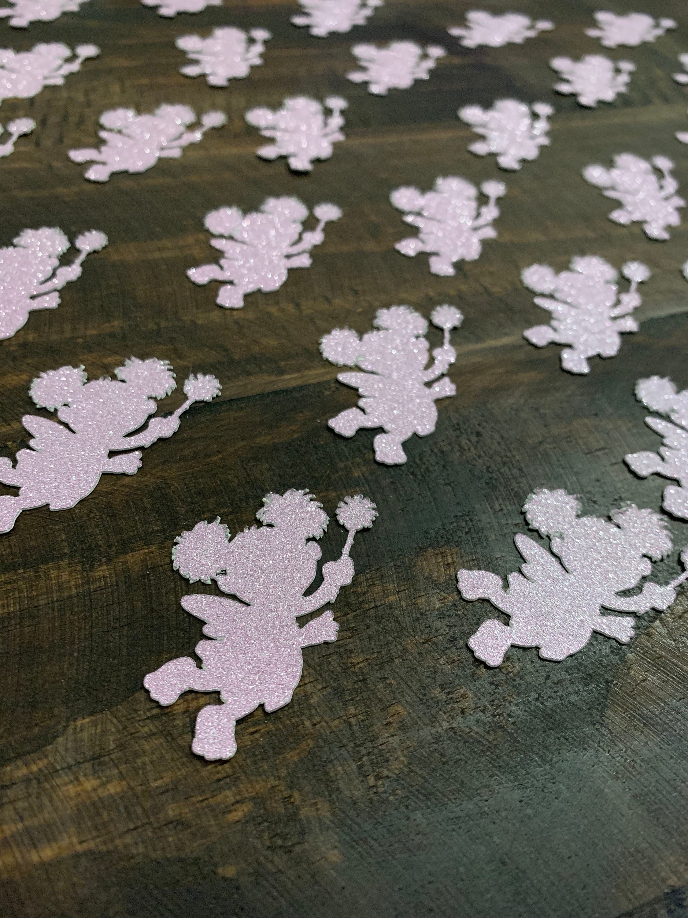 Abby Cadabby glitter confetti pink Abby party decor birthday party glitter confetti Sesame Street theme