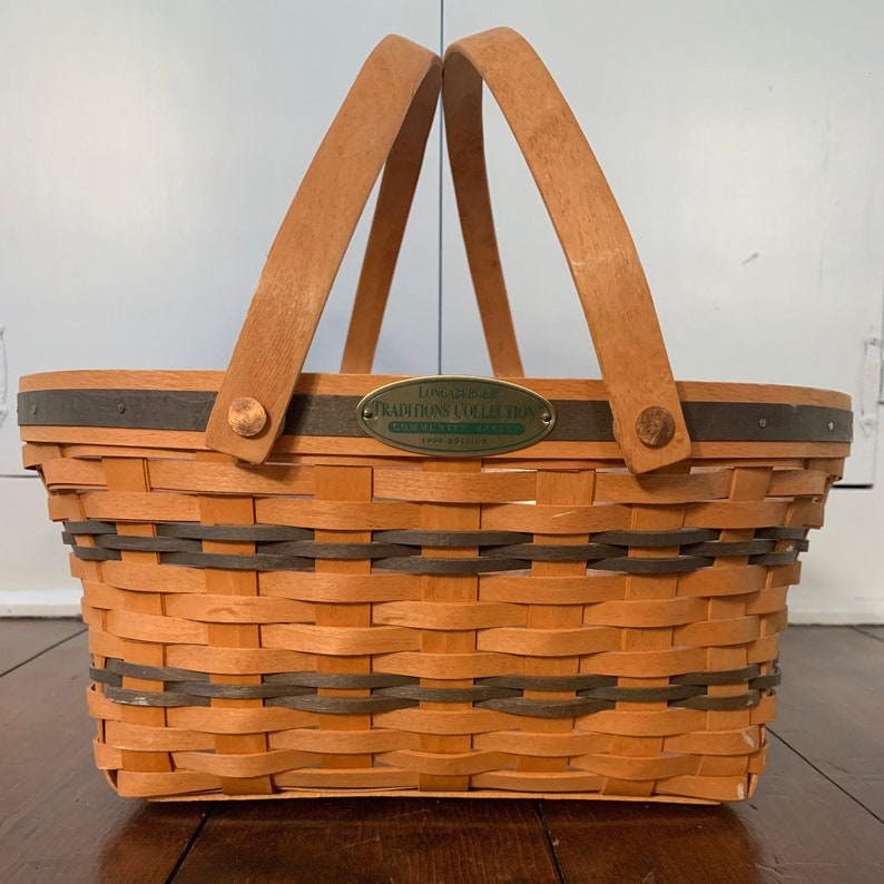 Vintage Longaberger Traditions Collection Community Basket Etsy
