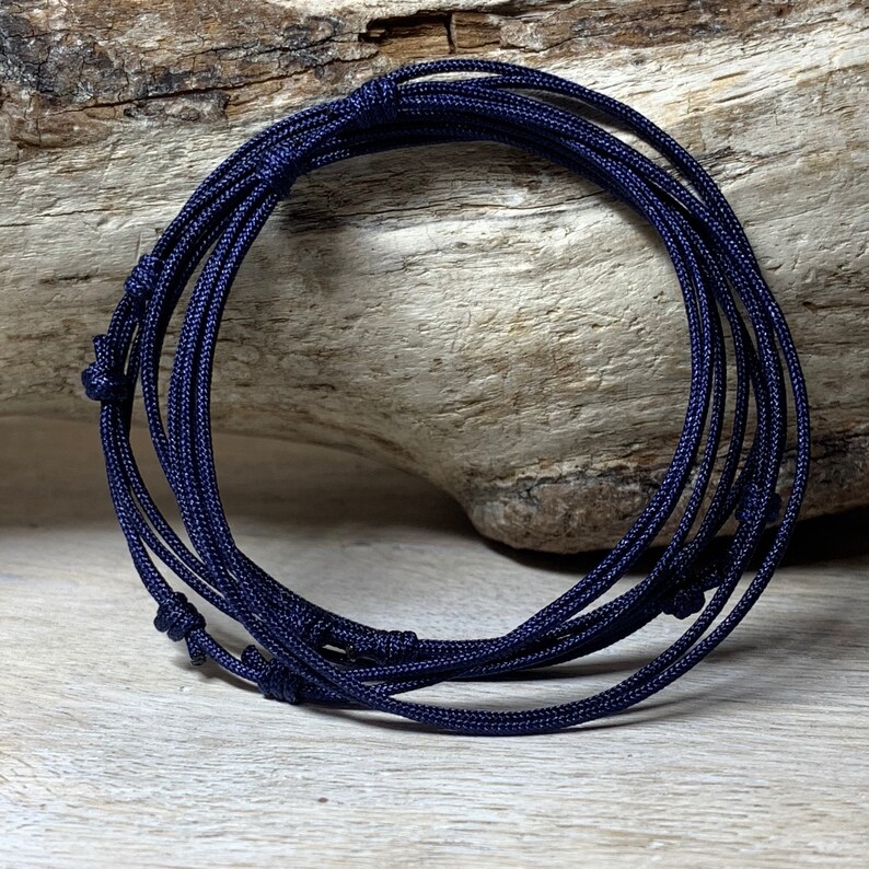 Unisex String Bracelet Men Friendship Bracelet Adjustable Cord Slip knot Bracelet, Yellow Cord Bracelet Mens