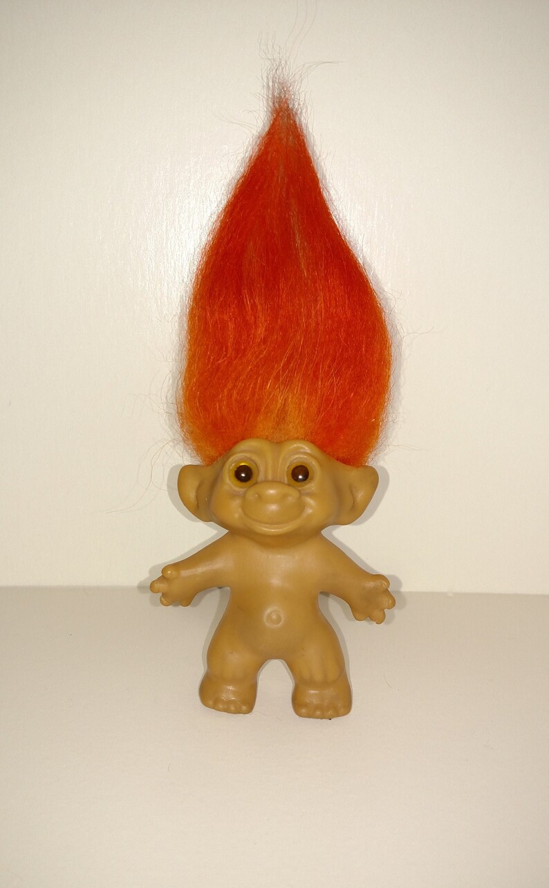 Vintage 1960s 2.5'' Tab Troll Doll Yellow Eyes Etsy