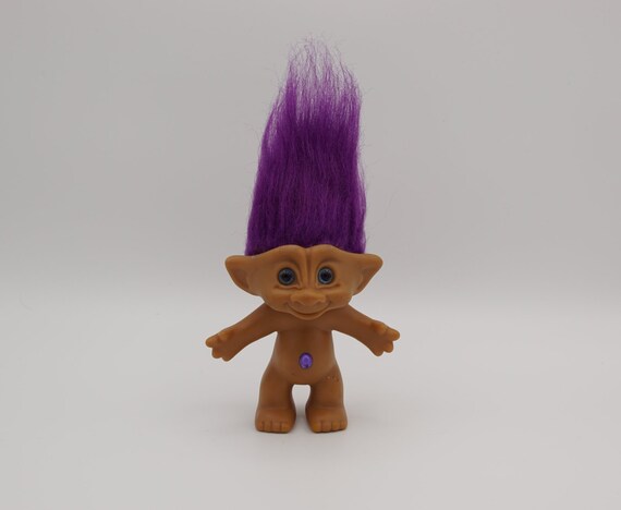 Vintage 4 Purple Hair Blue Eyes Ace Novelty Treasure Etsy