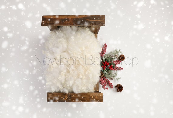winter newborn photos