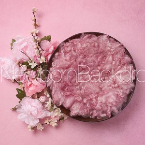 NEWBORN DIGITAL Background, Newborn Digital Backdrop, Pink Newborn Digital, Pink Newborn Prop, Digital Newborn Backdrop, Newborn Photography
