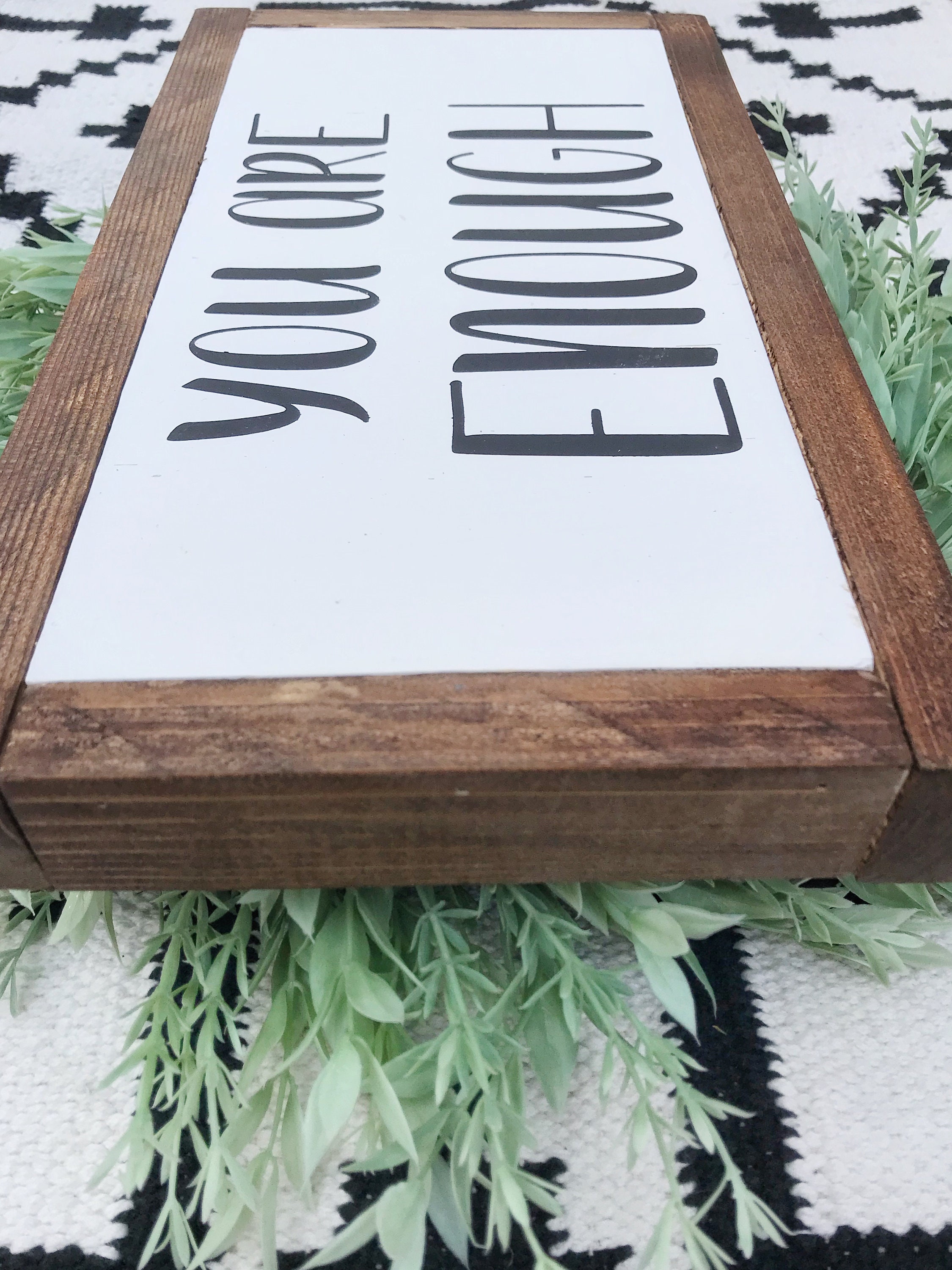 You Are Enough Motivational Sign / Classroom Decor / Cheer up Etsy