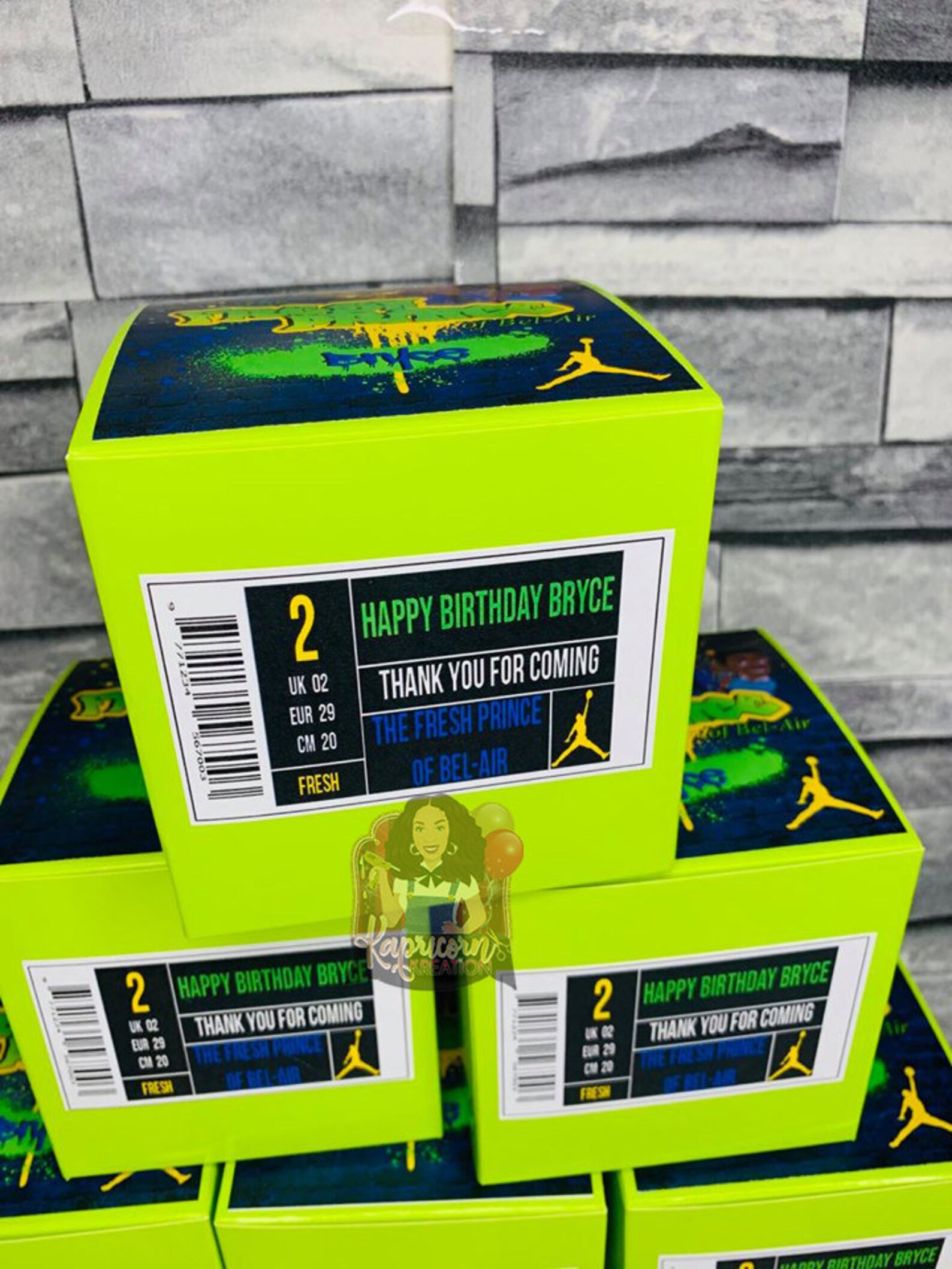 Mini Shoebox Party Favors Custom Party Favors Birthday Etsy