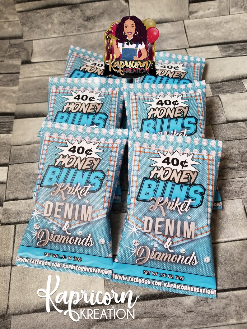 Denim & Diamonds Birthday Party Favors Diamond Party Favors Etsy