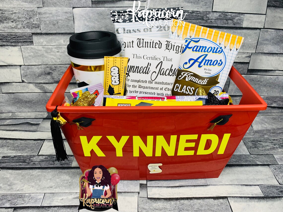 Graduation Gift Basket Gift Basket Graduation 2020 Etsy