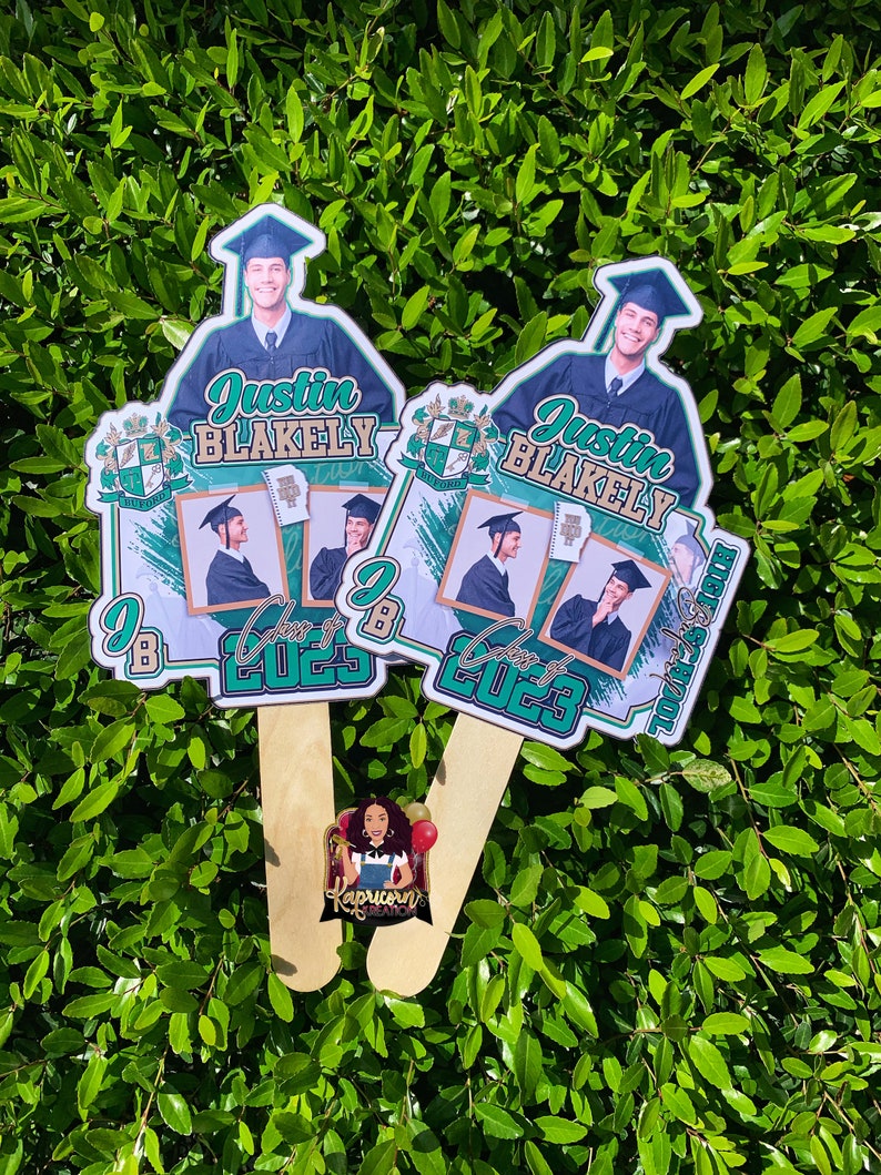 Custom Graduation Fans Hand Fan Graduation Party Favors Etsy