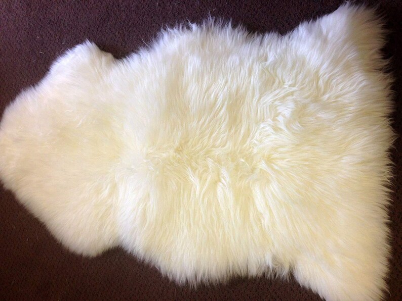 Natural White Australian Sheepskin Rug Lambskin Floor Carpet Fluffy Long Wool