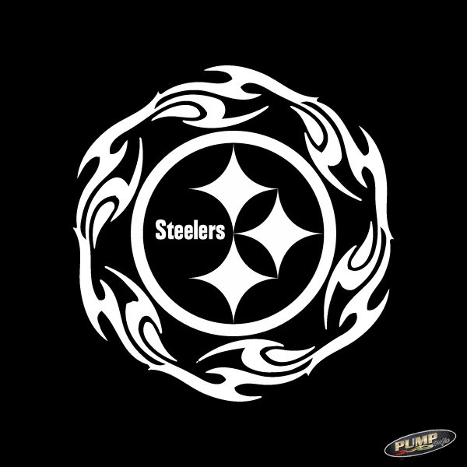 Pittsburgh Steelers Vinyl Auto Decals 3Pack Free Shipping Etsy