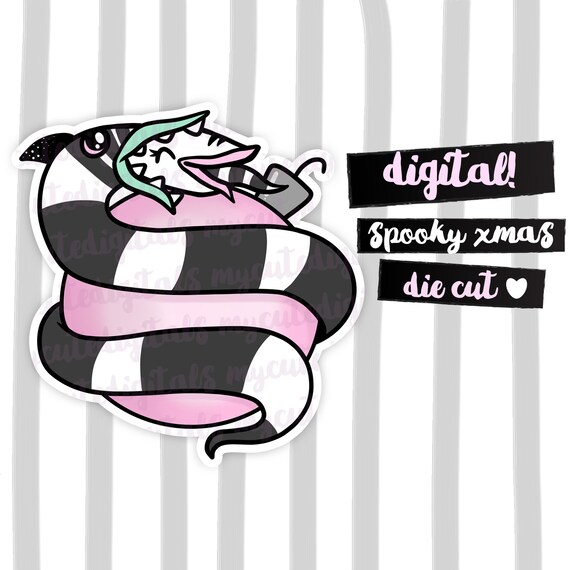 Download Free Beetlejuice Sandworm Creepy Christmas Digital Beetlejuice Etsy SVG Cut Files