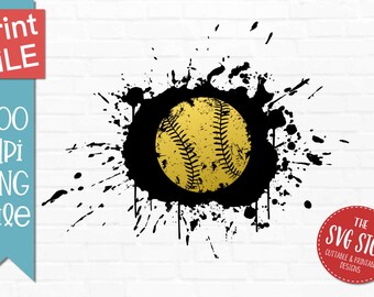 Softball Clipart Etsy