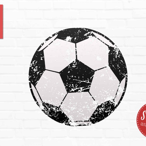 Distressed Grunge Soccer Football - Sports - Sublimation Design - Printable Clipart - PNG Transparent - Digital Download Instant