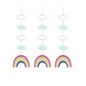 Rainbow Party Decorations - Rainbow Baby Shower, Over the Rainbow, Baby Shower Decorations, Rainbow Birthday, Birthday Decorations