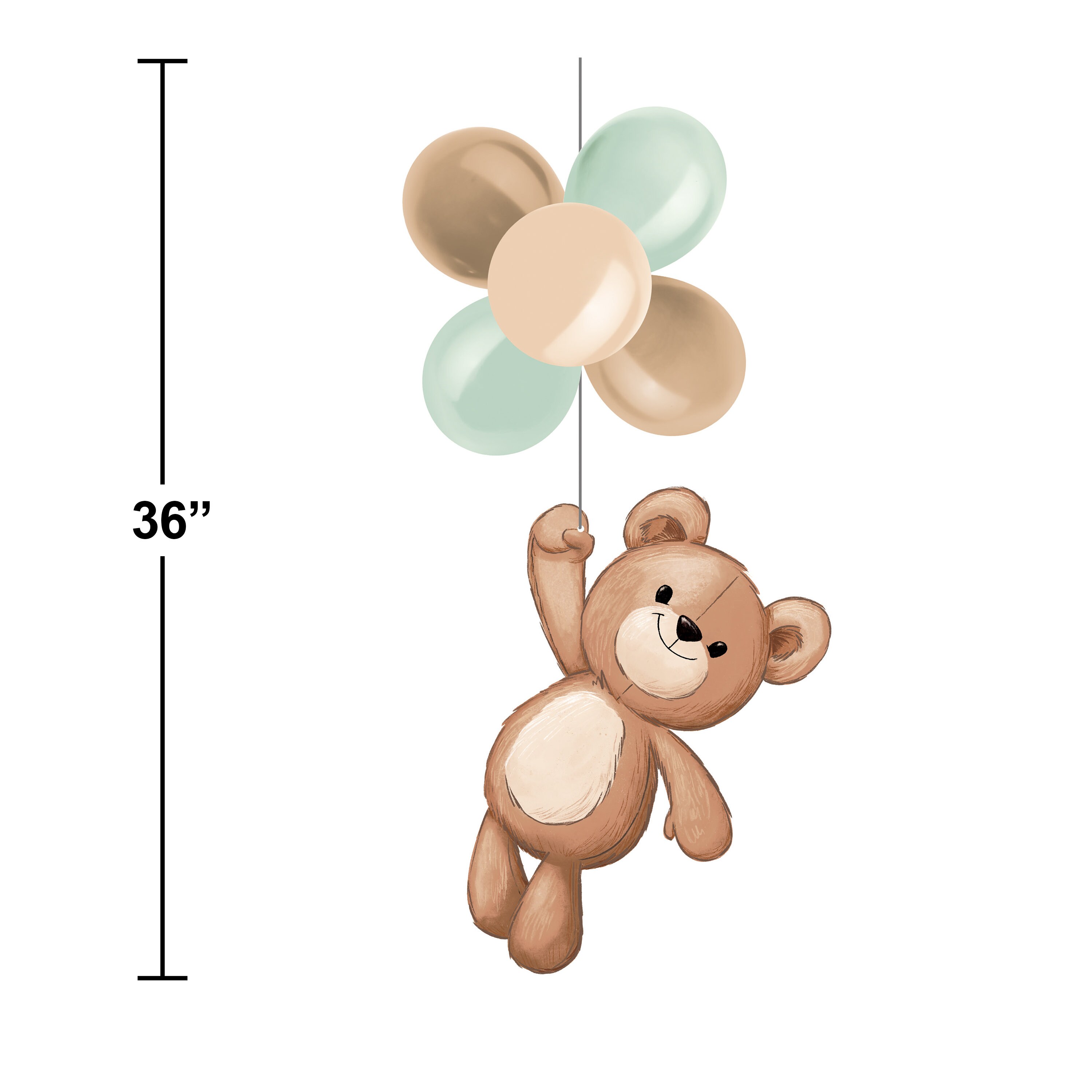 Hanging teddy bear online