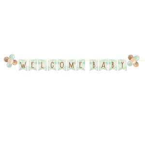 Welcome Baby Banner- We Can Bearly Wait Baby Shower Decorations, Bear Baby Shower Decor, Teddy Bear Decor