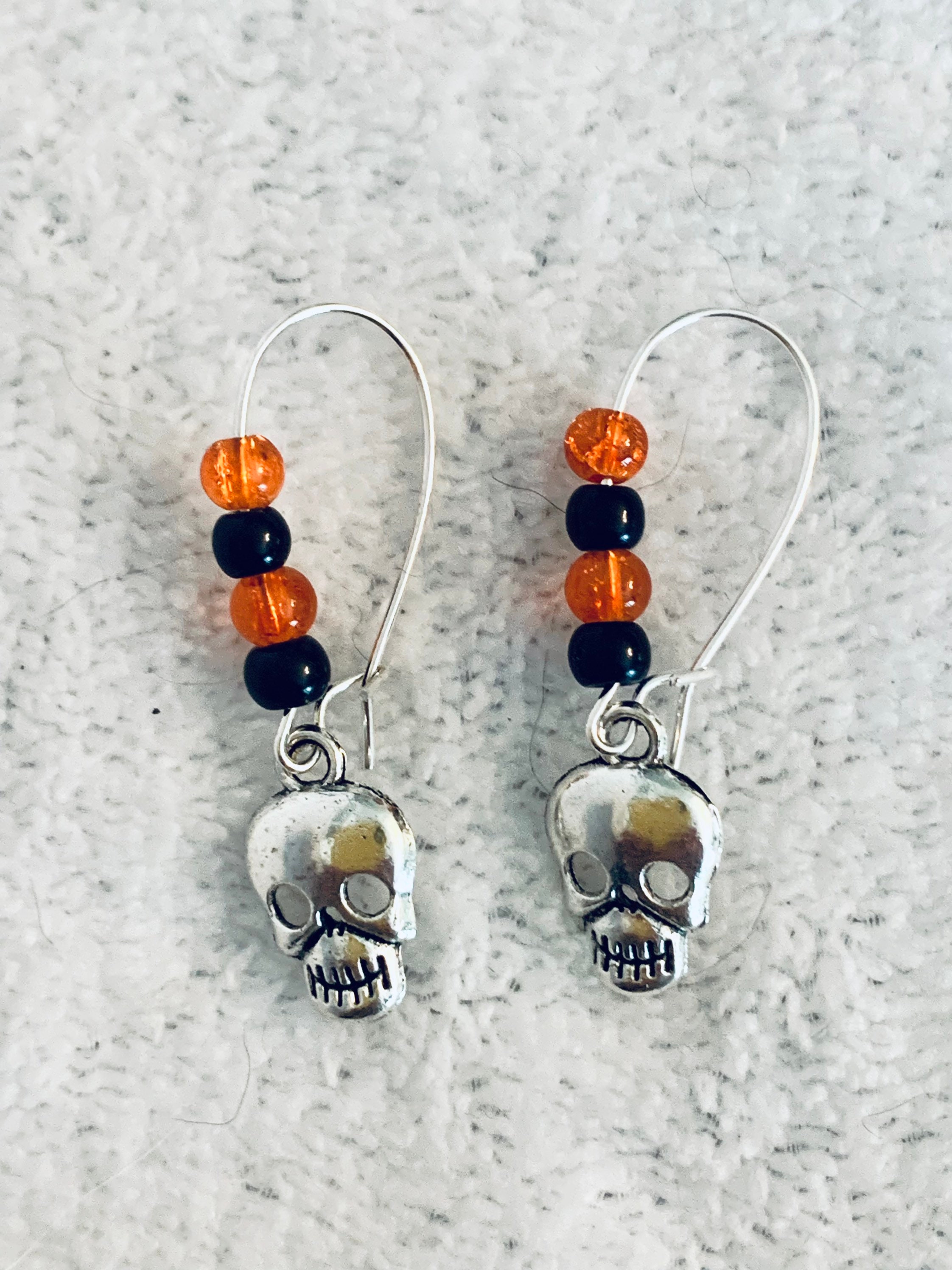 Spooky Halloween Earrings spiders Pumpkins Skulls & Haunted - Etsy UK