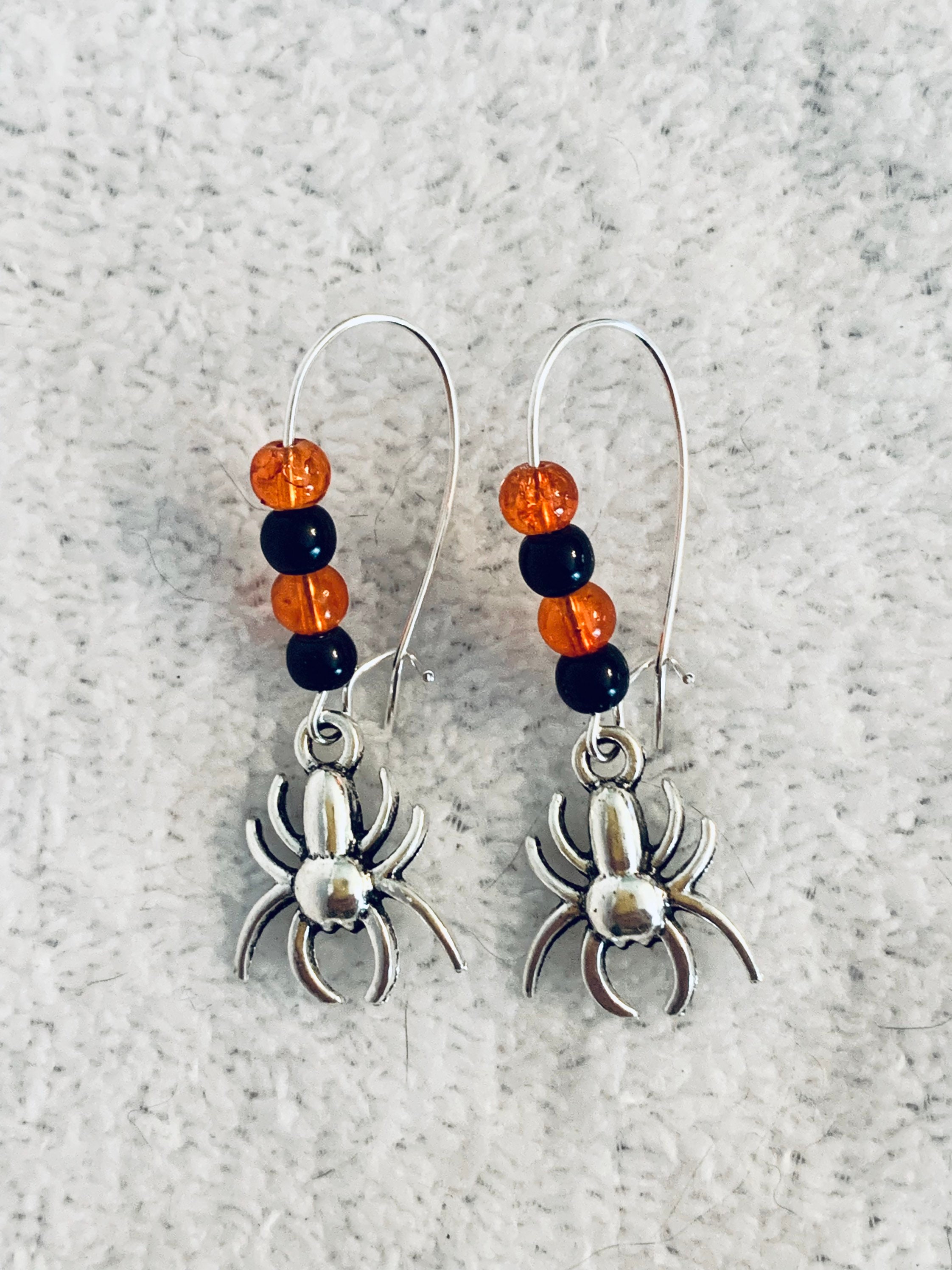 Spooky Halloween Earrings spiders Pumpkins Skulls & Haunted - Etsy UK
