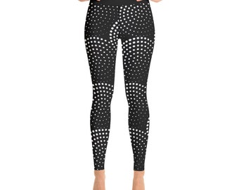 Circle Dot Pattern Yoga Leggings