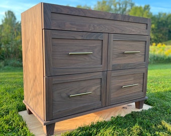 Walnut Vanity