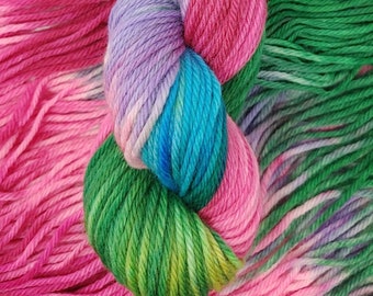 Garden Party: Hand Dyed Yarn | Bulky Weight 100% Superwash Wool