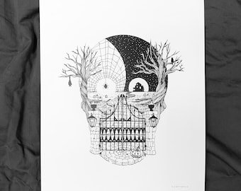 Into The Halloweenland Print