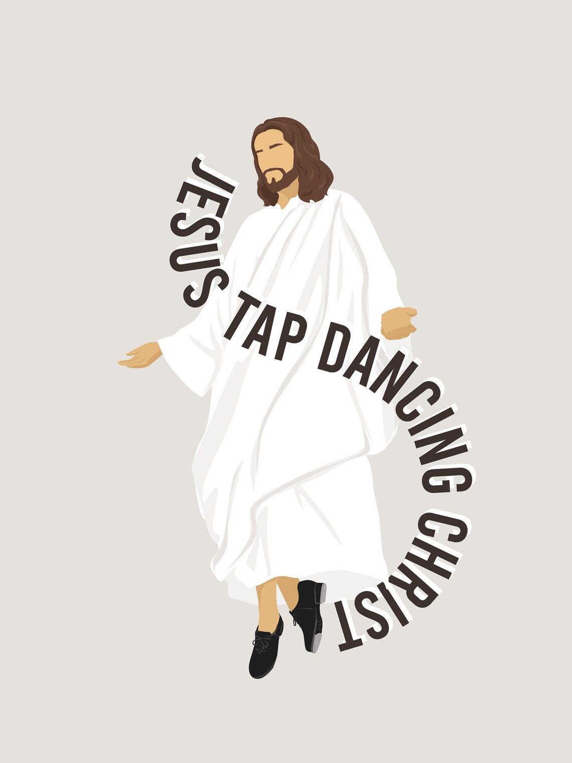 Jesus Tap Dancing Christ poster Etsy