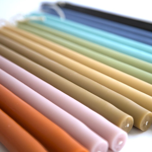 Thin Taper Candles Etsy