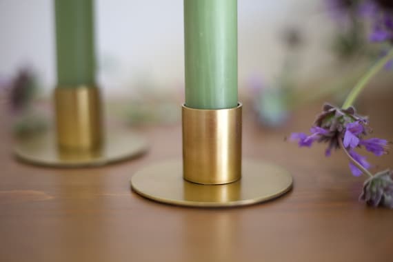 Brass Taper Candle Holder