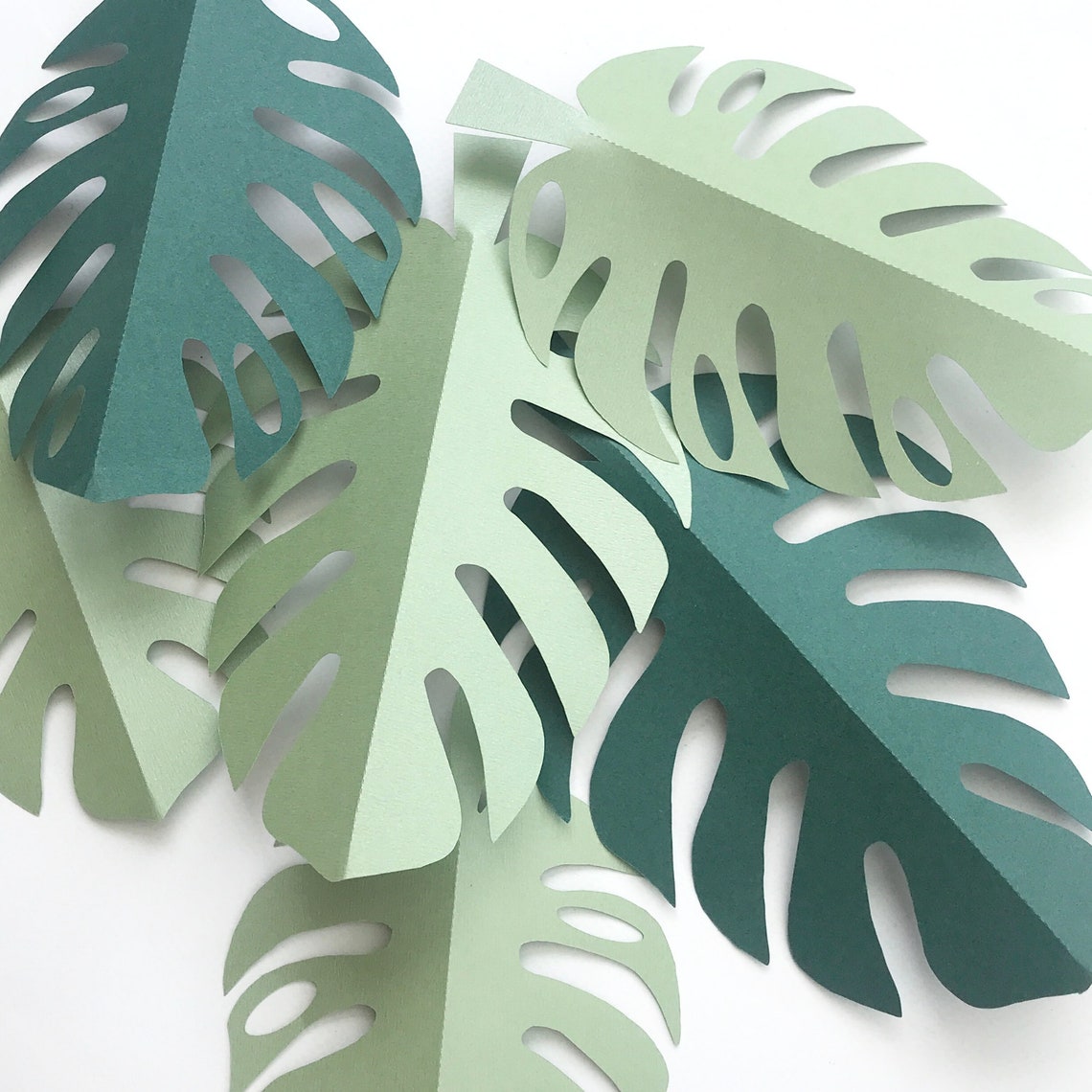 Monstera Leaf Template Leaf Template SVG Monstera Leaf Etsy UK
