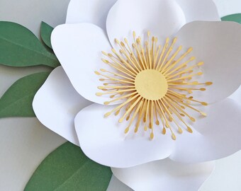Paper Flower Center SVG File: Delicate Floral Design (Digital Download)