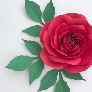 Leaf Template | DIY Paper Flowers | Digital Leaf Pattern | Making Paper Flowers | Digital Template | DIY Leaf