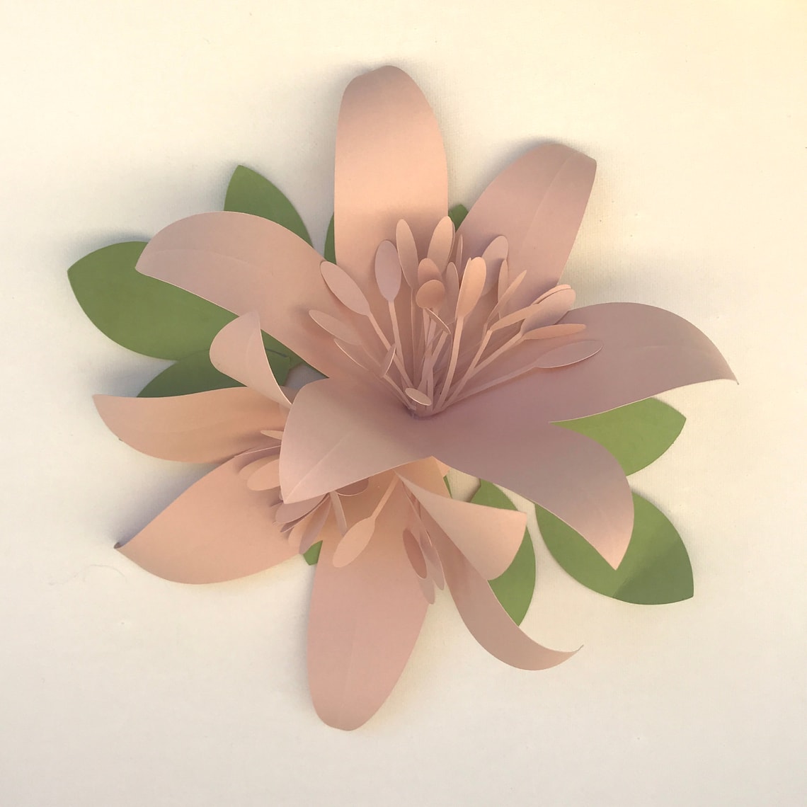 Lily Paper Flower DIY Paper Flowers Bunch of Lily PDF SVG Paper Flowers Lily Paper Flower Paper
