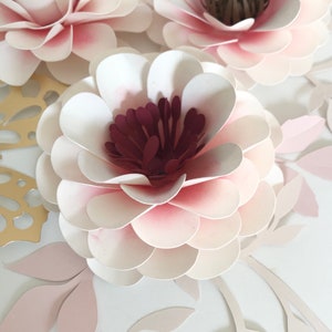 Small Paper Flower Template Pattern | Learn to make easy Paper Flowers