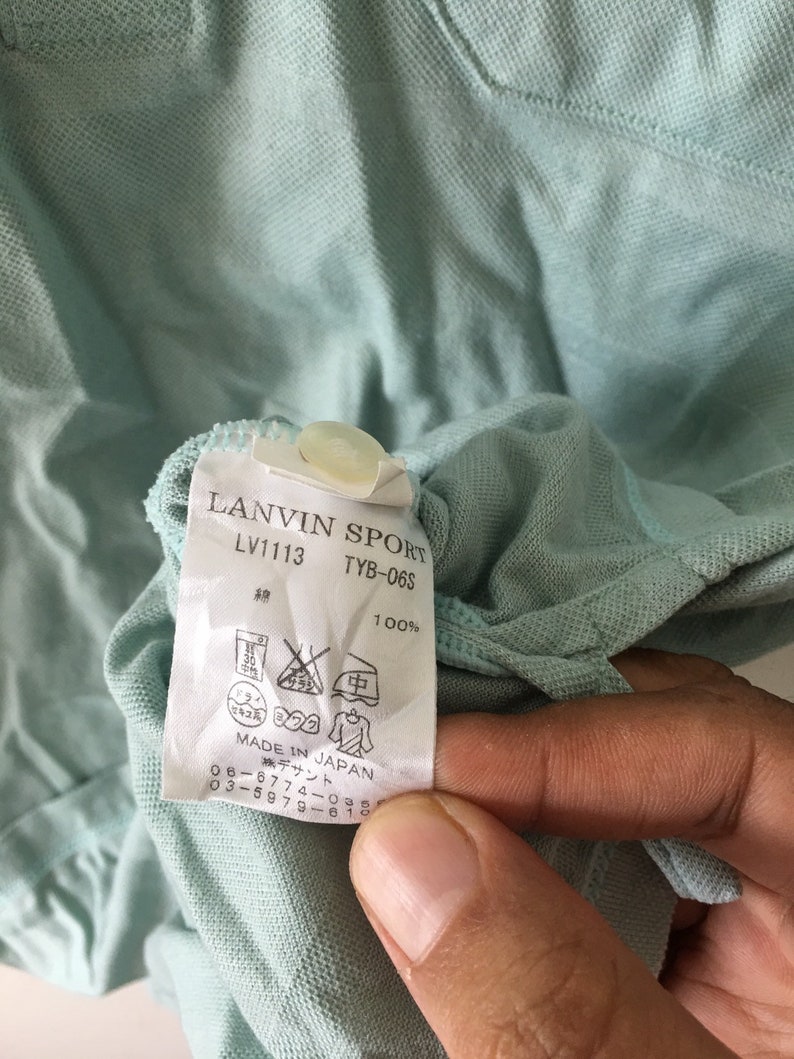 Lanvin sport long sleeve polo