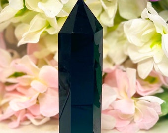 Black tourmaline tower