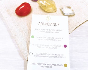 Abundance crystal kit