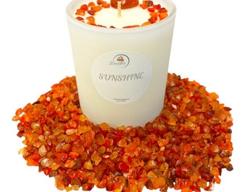 Sunshine crystal candle